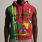 Cameroon Happy Unity Day Cameroun Coat Of Arms Sleeveless Zip Hoodie - African Pride