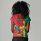 Cameroon Happy Unity Day Cameroun Coat Of Arms Women V-Neck T-Shirt