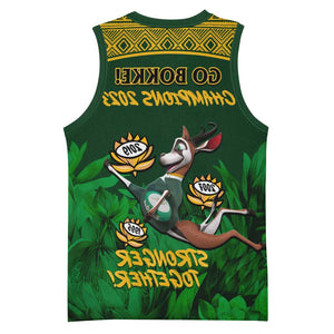 South Africa Rugby Basketball Jersey Go Bokke World Cup Champions History - African Pride