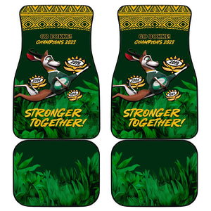 South Africa Rugby Car Mats Go Bokke World Cup Champions History