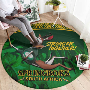 South Africa Rugby Round Carpet Go Bokke World Cup Champions History