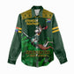 South Africa Rugby Women Casual Shirt Go Bokke World Cup Champions History LT14