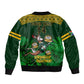 Custom South Africa Rugby Bomber Jacket Go Bokke World Cup Champions History