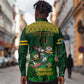 Custom South Africa Rugby Long Sleeve Button Shirt Go Bokke World Cup Champions History