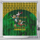 Custom South Africa Rugby Shower Curtain Go Bokke World Cup Champions History