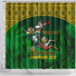 Custom South Africa Rugby Shower Curtain Go Bokke World Cup Champions History