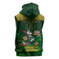 Custom South Africa Rugby Sleeveless Hoodie Go Bokke World Cup Champions History - African Pride