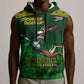 Custom South Africa Rugby Sleeveless Hoodie Go Bokke World Cup Champions History - African Pride