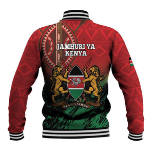 Kenya Independence Day Baseball Jacket Jamhuri ya Kenya 1963 - African Pattern LT14