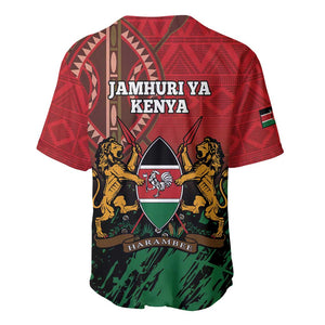 Kenya Independence Day Baseball Jersey Jamhuri ya Kenya 1963 - African Pattern