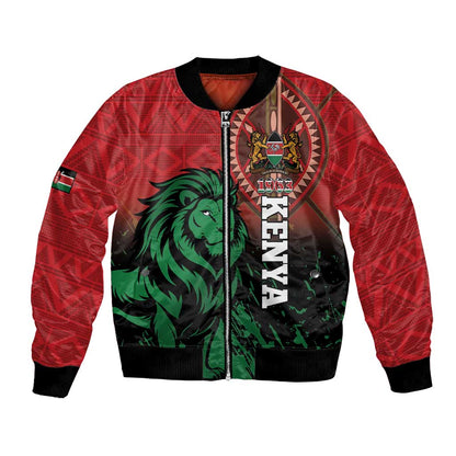 Kenya Independence Day Bomber Jacket Jamhuri ya Kenya 1963 - African Pattern