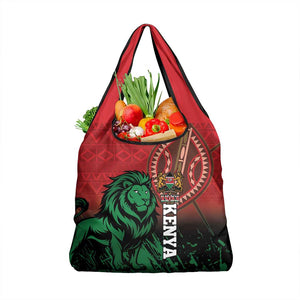 Kenya Independence Day Grocery Bag Jamhuri ya Kenya 1963 - African Pattern