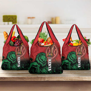 Kenya Independence Day Grocery Bag Jamhuri ya Kenya 1963 - African Pattern