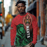 Kenya Independence Day Long Sleeve Shirt Jamhuri ya Kenya 1963 - African Pattern LT14