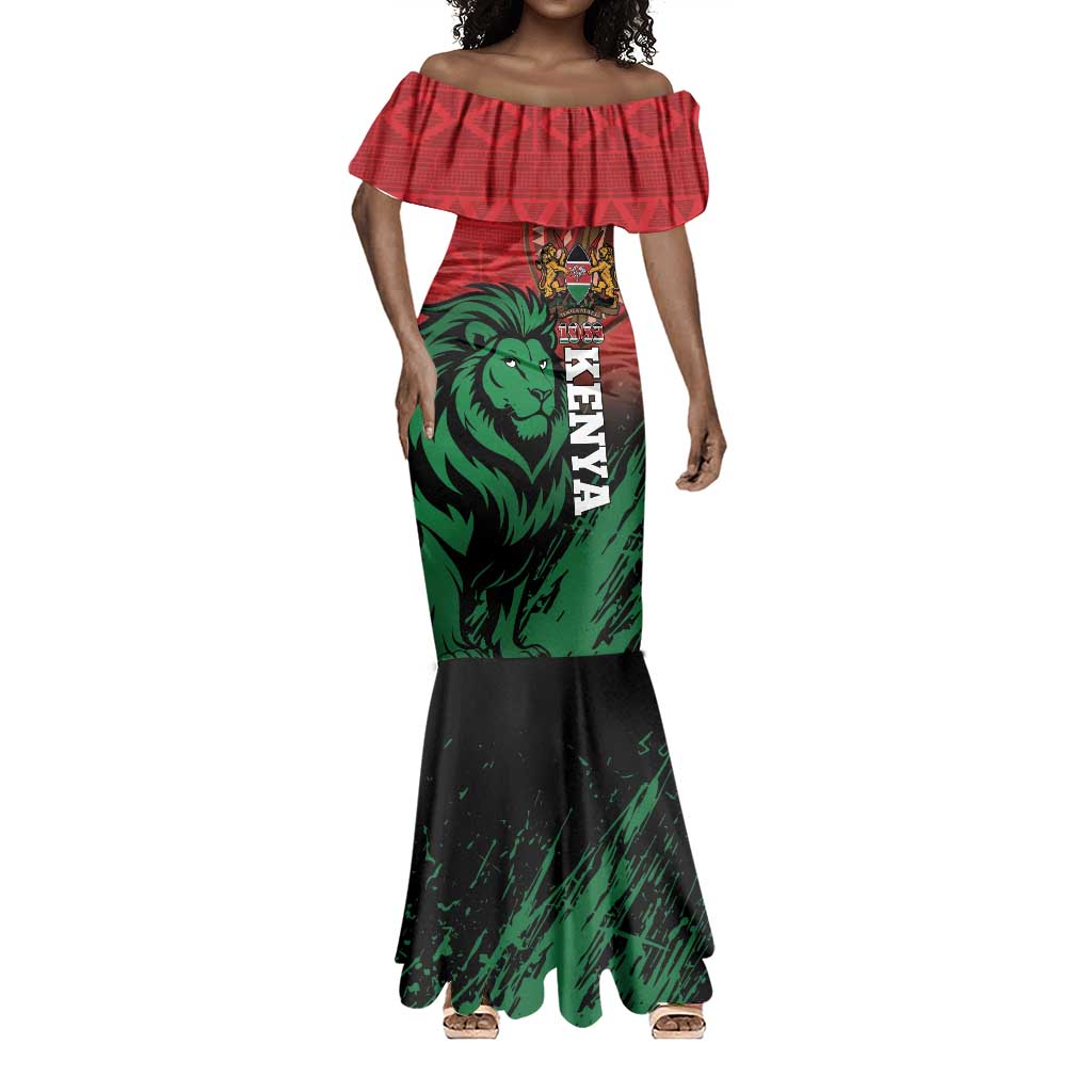 Kenya Independence Day Mermaid Dress Jamhuri ya Kenya 1963 - African Pattern