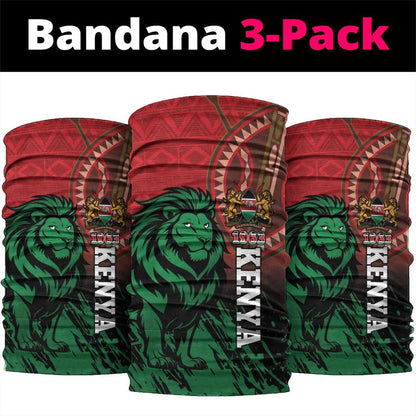 Kenya Independence Day Neck Gaiter Jamhuri ya Kenya 1963 - African Pattern LT14
