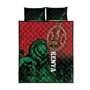 Kenya Independence Day Quilt Bed Set Jamhuri ya Kenya 1963 - African Pattern