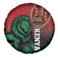 Kenya Independence Day Spare Tire Cover Jamhuri ya Kenya 1963 - African Pattern