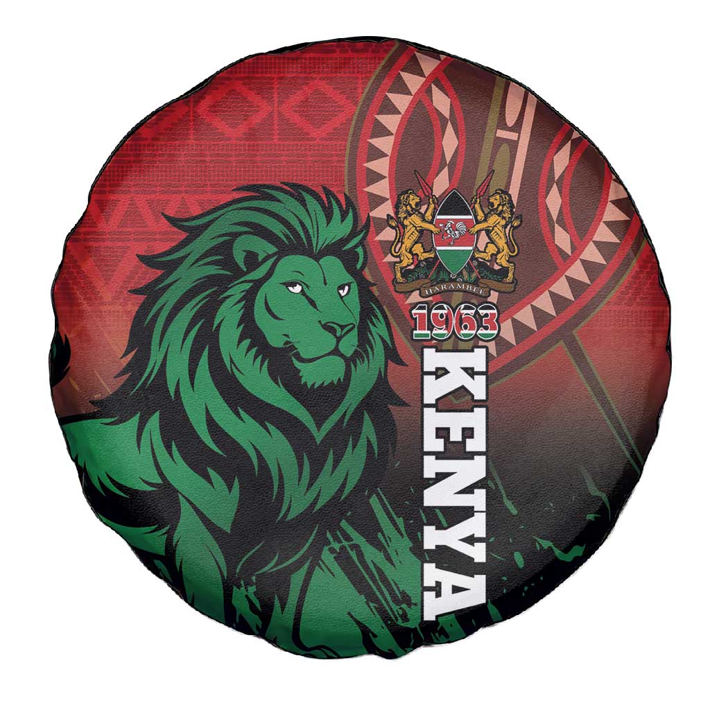 Kenya Independence Day Spare Tire Cover Jamhuri ya Kenya 1963 - African Pattern