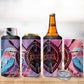 Kenya Lilac-Breasted Roller 4 in 1 Can Cooler Tumbler Coat Of Arms Mix Orchid