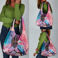 Kenya Lilac-Breasted Roller Grocery Bag Coat Of Arms Mix Orchid