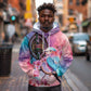 Kenya Lilac-Breasted Roller Hoodie Coat Of Arms Mix Orchid