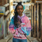 Kenya Lilac-Breasted Roller Hoodie Coat Of Arms Mix Orchid