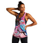 Kenya Lilac-Breasted Roller Women Racerback Tank Coat Of Arms Mix Orchid