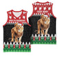 Personalized Kenya Christmas Basketball Jersey Lion Santa - Heri Ya Krismasi! - African Pride