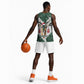 South Africa Springboks Christmas Basketball Jersey Bokke Santa - Geseende Kersfees - African Pride