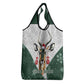 South Africa Springboks Christmas Grocery Bag Bokke Santa - Geseende Kersfees