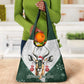 South Africa Springboks Christmas Grocery Bag Bokke Santa - Geseende Kersfees
