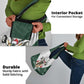South Africa Springboks Christmas Grocery Bag Bokke Santa - Geseende Kersfees