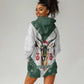 South Africa Springboks Christmas Hoodie Dress Bokke Santa - Geseende Kersfees