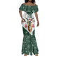 South Africa Springboks Christmas Mermaid Dress Bokke Santa - Geseende Kersfees