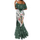 South Africa Springboks Christmas Mermaid Dress Bokke Santa - Geseende Kersfees