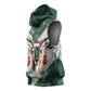 South Africa Springboks Christmas Sleeveless Hoodie Bokke Santa - Geseende Kersfees - African Pride