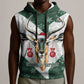 South Africa Springboks Christmas Sleeveless Hoodie Bokke Santa - Geseende Kersfees - African Pride