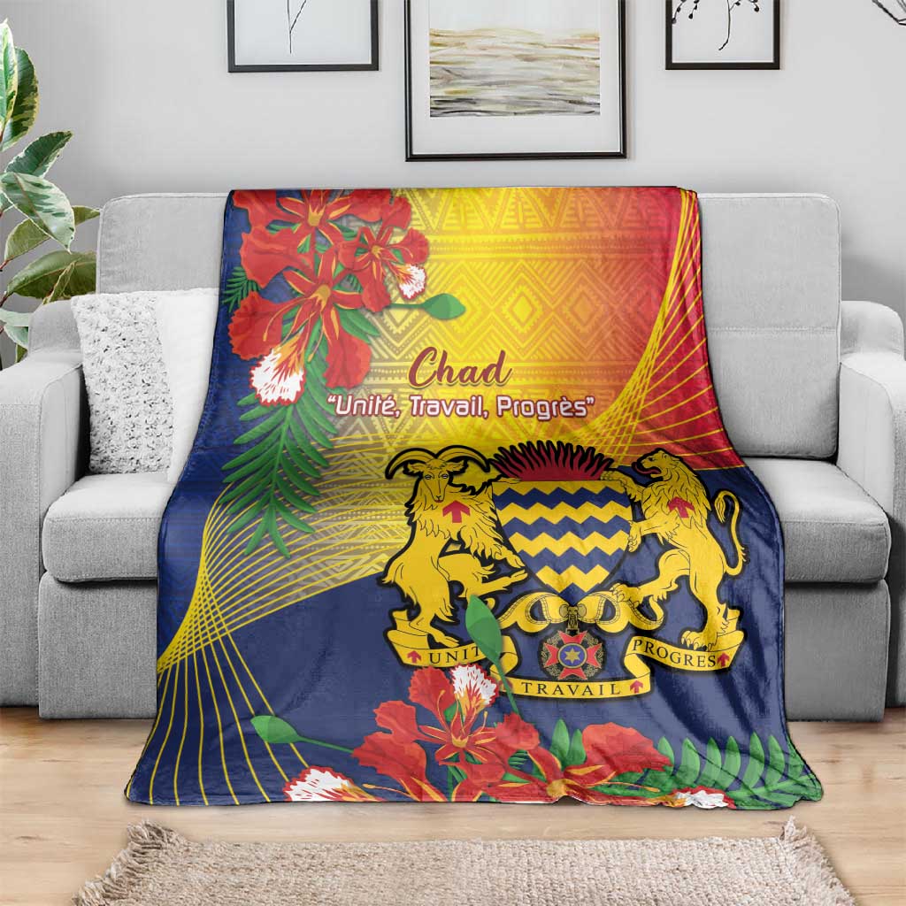 Chad Independence Day Blanket Happy 64 Years Of Independence