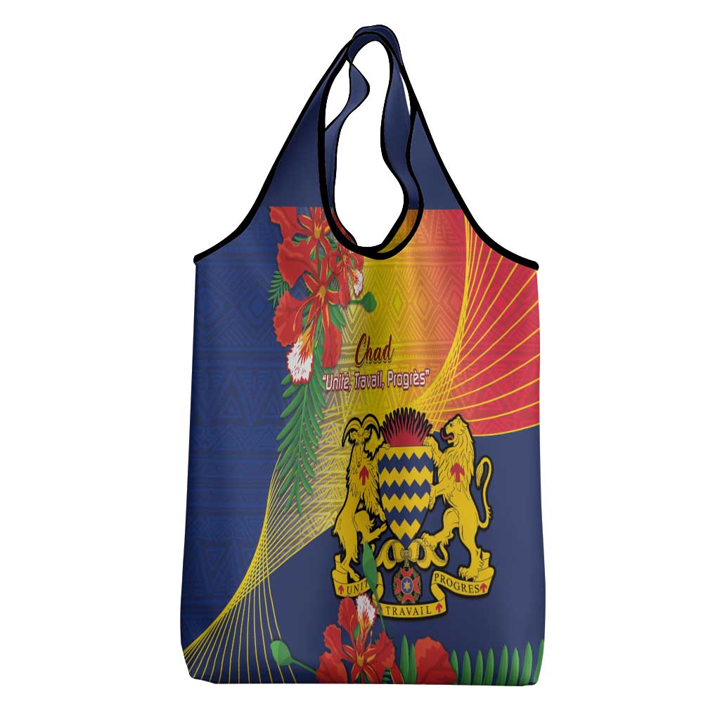 Chad Independence Day Grocery Bag Happy 64 Years Of Independence