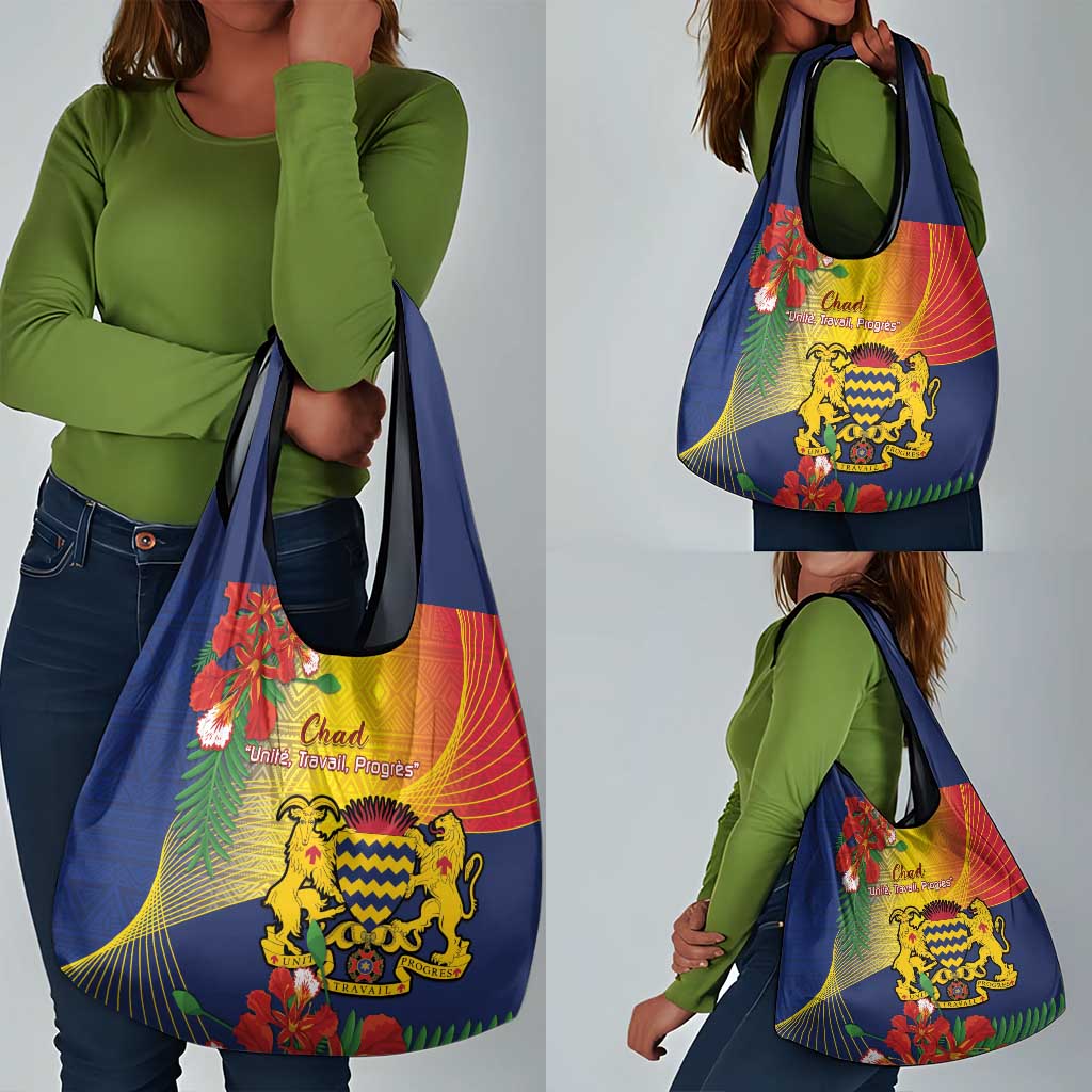 Chad Independence Day Grocery Bag Happy 64 Years Of Independence