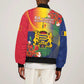 Chad Independence Day Sleeve Zip Bomber Jacket Happy 64 Years Of Independence