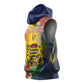 Chad Independence Day Sleeveless Hoodie Happy 64 Years Of Independence - African Pride