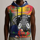 Chad Independence Day Sleeveless Hoodie Happy 64 Years Of Independence - African Pride