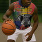 Chad Independence Day Sleeveless Zip Hoodie Happy 64 Years Of Independence - African Pride
