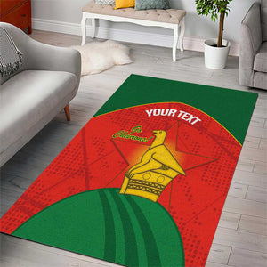 Afro Cricket Zimbabwe Custom Area Rug Go Chevrons 2003 Color - African Pride