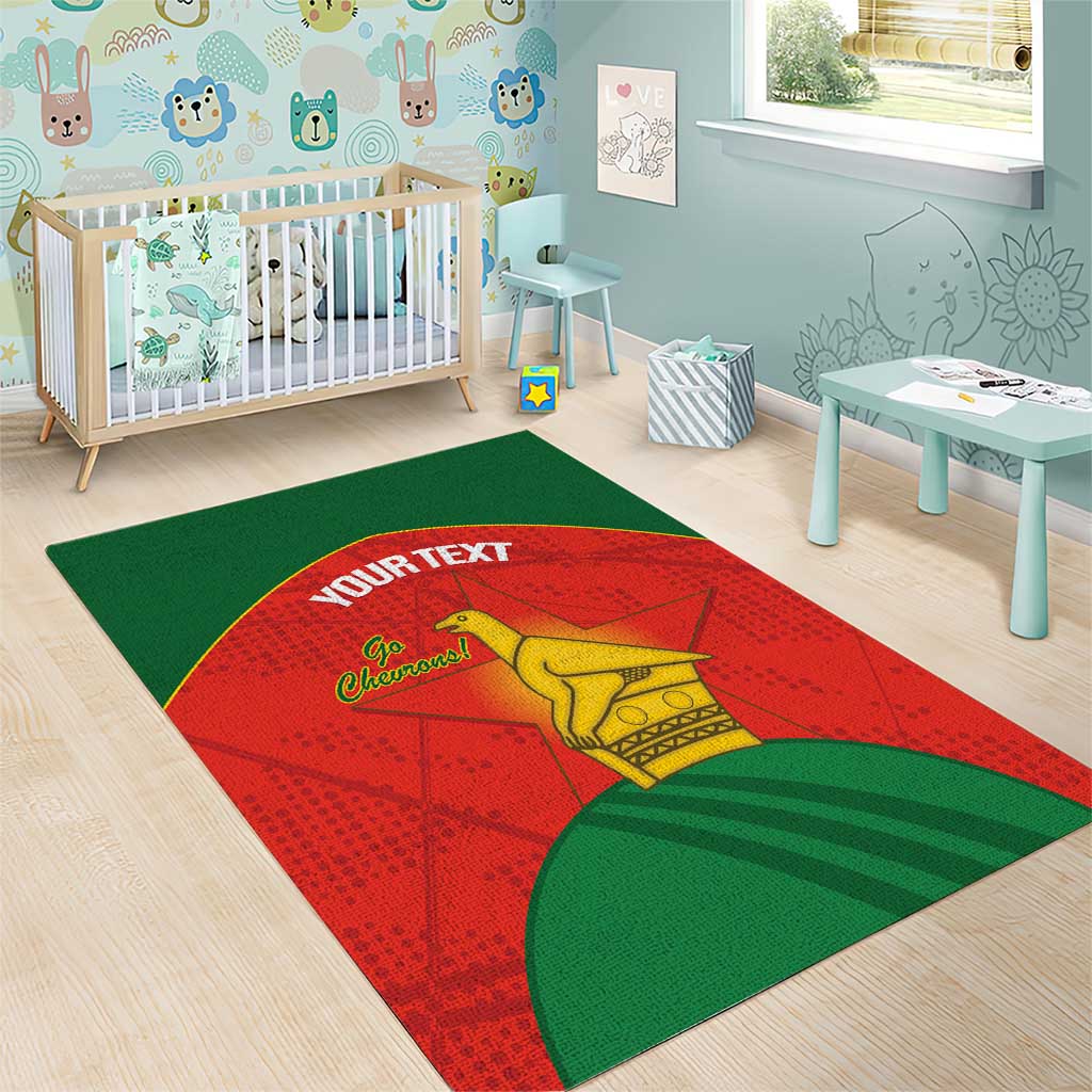Afro Cricket Zimbabwe Custom Area Rug Go Chevrons 2003 Color - African Pride