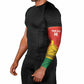 Custom Zimbabwe Cricket Arm Sleeves Go Chevrons 2003 Color Version