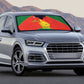 Custom Zimbabwe Cricket Auto Sun Shade Go Chevrons 2003 Color Version