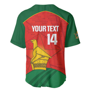 Afro Cricket Zimbabwe Custom Baseball Jersey Go Chevrons 2003 Color - African Pride